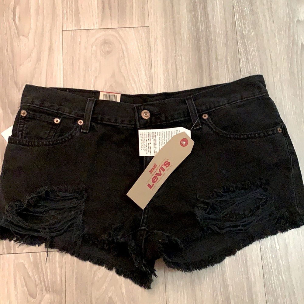 Brand new Levi’s shortie shorts.